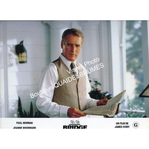 Mr. &/And/Et Mrs. Bridge : Photo D'exploitation Cinématographique - Format 23,5x29,5 Cm - De James Ivory Avec Paul Newman, Joanne Woodward, Saundra Mcclain, Margaret Welsh, Kyra Sedgwick - 1990