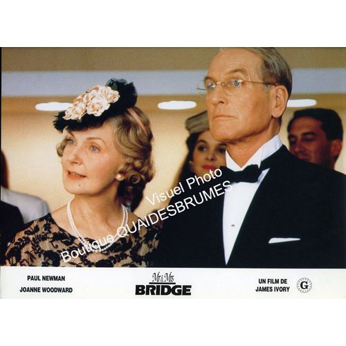 Mr. &/And/Et Mrs. Bridge : Photo D'exploitation Cinématographique - Format 23,5x29,5 Cm - De James Ivory Avec Paul Newman, Joanne Woodward, Saundra Mcclain, Margaret Welsh, Kyra Sedgwick - 1990