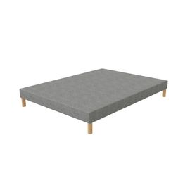 Sommier Tapissier Gris 120x200 + Jeu De Pied Offert.