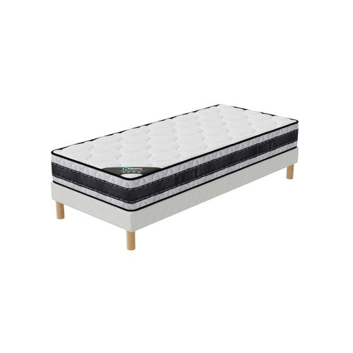 Ensemble Matelas Medicare + Sommier 90x190 Hauteur 22cm
