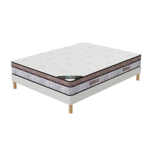 Ensemble Matelas Natura + Sommier 180x200 Hauteur 22cm