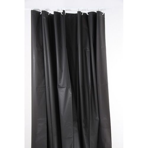 Rideau De Douche - Polyester - 180 X 200 Cm - Noir