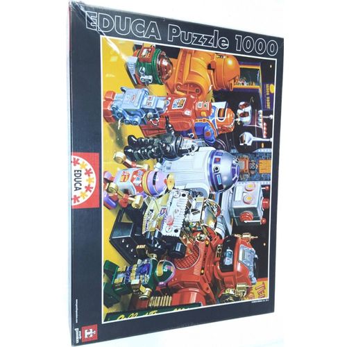 Educa Robots Puzzle 1000 Pièces Robby Le Robot R2d2 