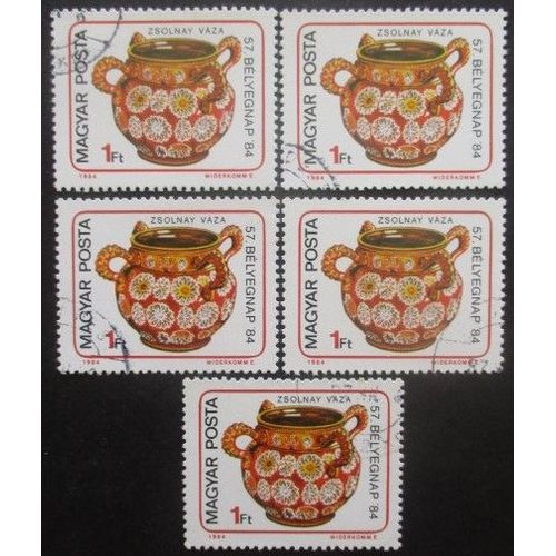 Hongrie N°2924 X 5 Oblitéré