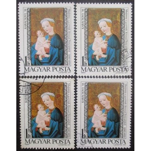 Hongrie N°2944 X 4 Oblitéré