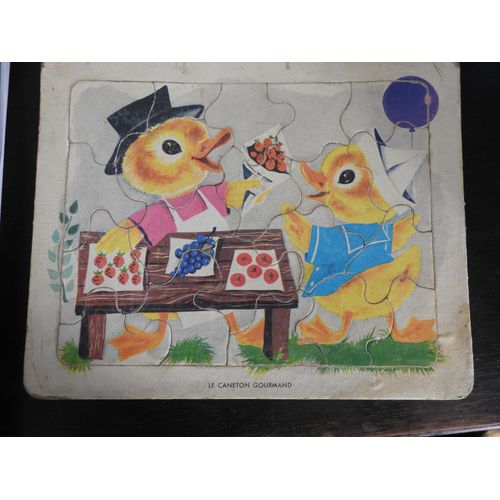 Puzzle Ancien / Le Caneton Gourmand