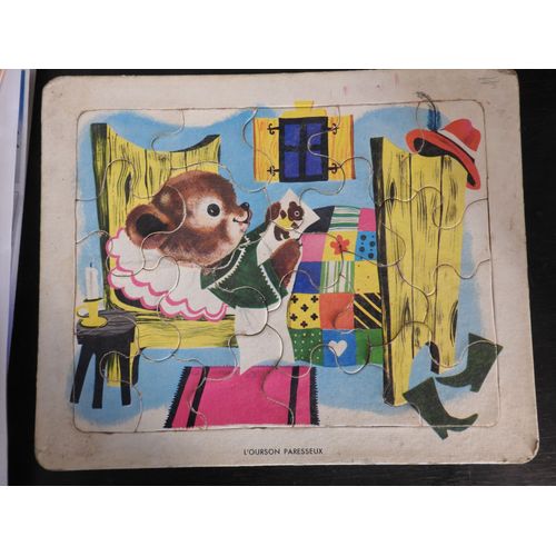 Puzzle Ancien / L'ourson Paresseux
