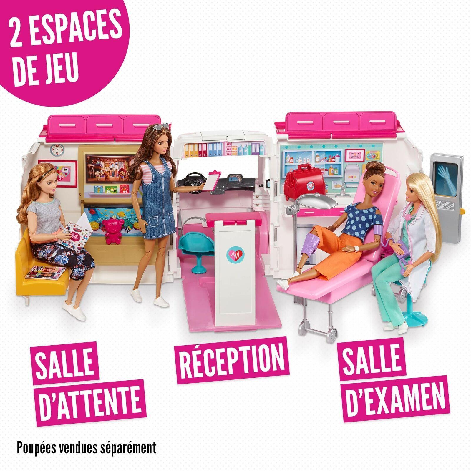 Barbie véhicule médical deals