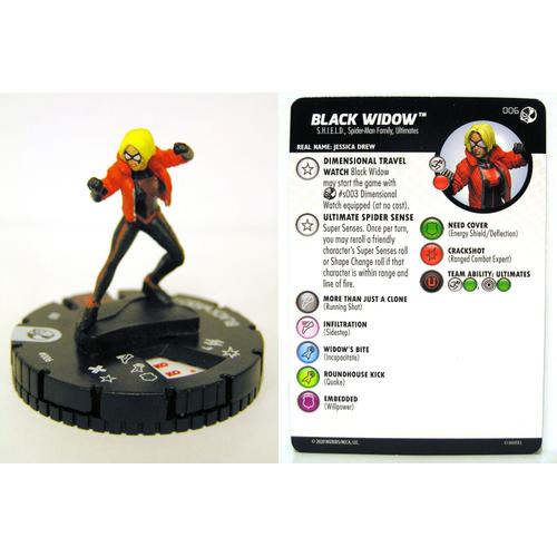 Heroclix 006 Black Widow "Jessica Drew"