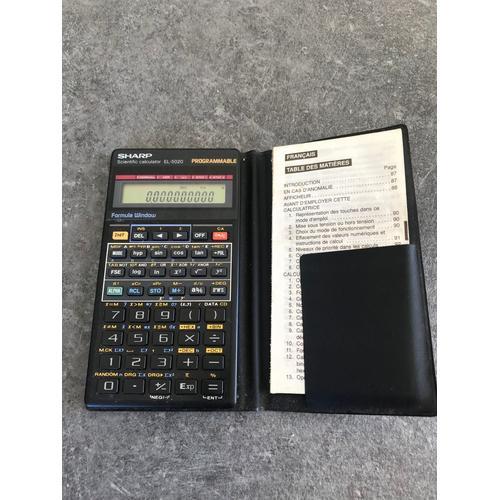 Calculatrice Sharp EL-5020 scientifique