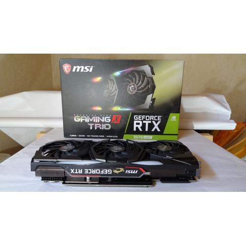 Vend Carte Graphique Geforce RTX 2070 Super GAMING X TRIO 8 Go MSI