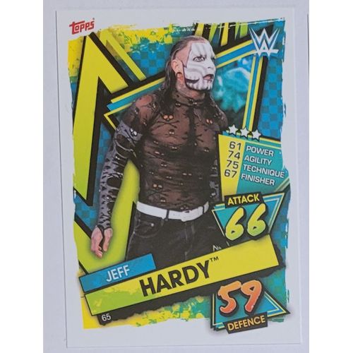 Carte Slam Attax 2021 - Base 065 - Jeff Hardy - Wwe Topps