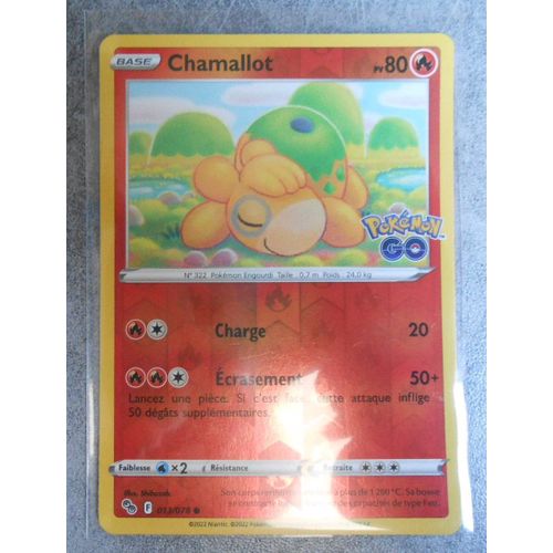 Carte Pokemon Chamallot Reverse 013/078 - Eb 10.5 - Pokemon Go - Vf