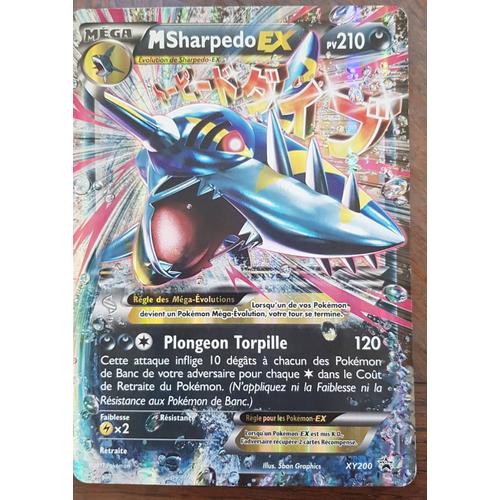 Carte Pokémon Méga Sharpedo Ex