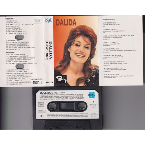 Dalida Rare Cassette K7 Audio