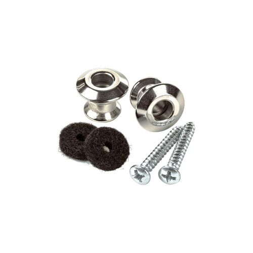 Dunlop 2psls031n - Straplok Dual Design, Nickel (Set De 2)