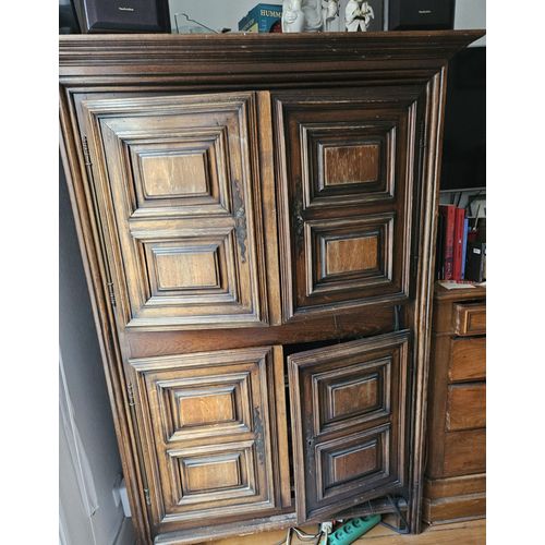 Meuble Forme Cabinet En Bois Massif 4 Portes