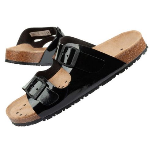 Abeba Sandals Black W 8088 Work Slippers