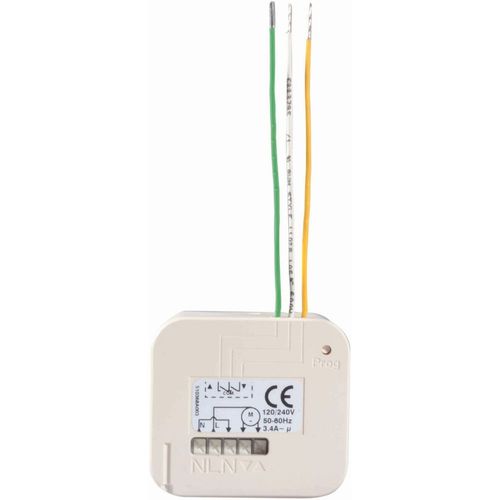 SOMFY 2401162 - Micro-récepteur volet roulant - Technologie RTS - Compatible app TaHoma
