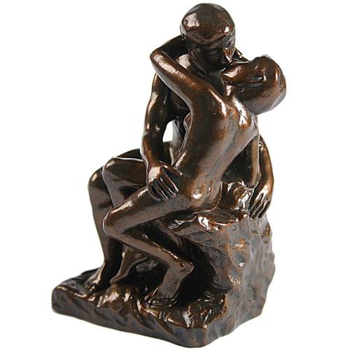 Figurine miniature reproduction Le Baiser de Rodin