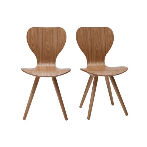 Chaises Vintage Finition Frêne (Lot De 2) Nordeco