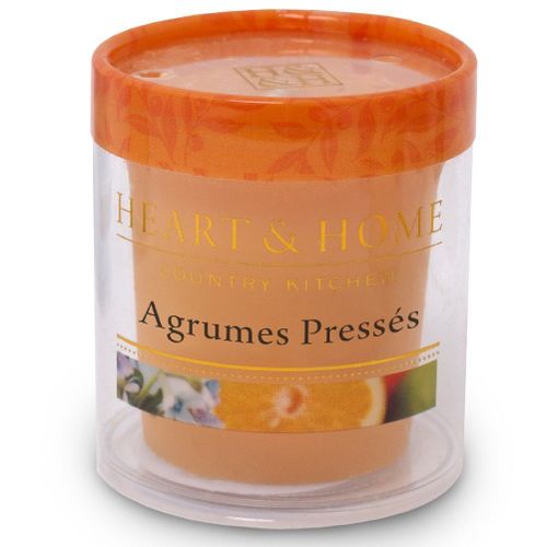 Petite bougie heart and home agrumes