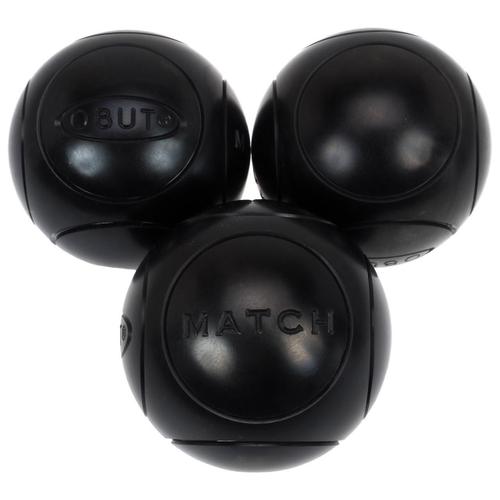 Boules De Pétanque Obut Match Noire (1) 72 Mm Noir 15133-690g