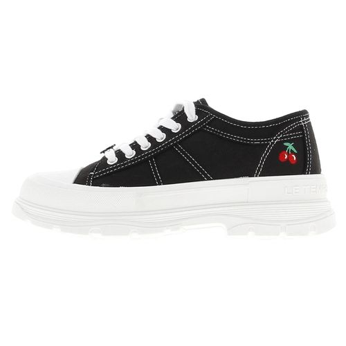 Chaussures Basses Toile Le Temps Des Cerises Lina Black L Noir 2007000041833