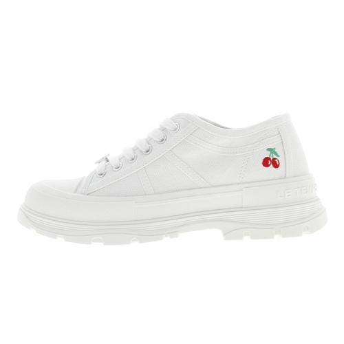 Chaussures Basses Toile Le Temps Des Cerises Lina White L Blanc 2007000041895