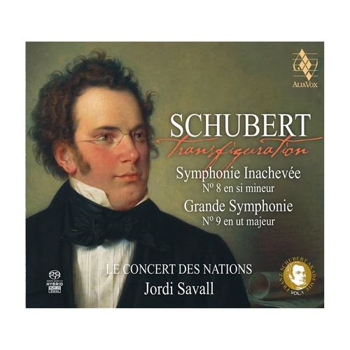 Schubert : Symphonies N° 8 Et 9 - Transfiguration - Cd Album