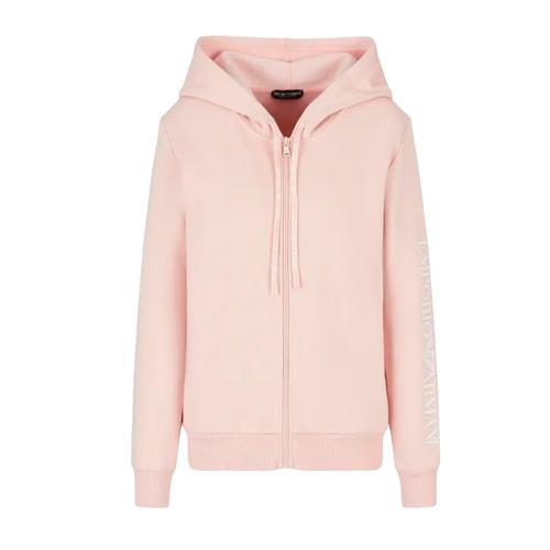 Sweat Emporio Armani Full Zip Femme Rose