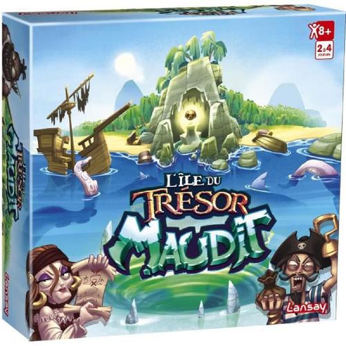 Jeux Lansay - L'île Du Trésor Maudit - Jeu De Société - Des 6 Ans