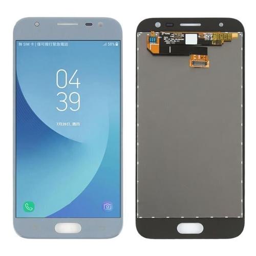 Pour Samsung Galaxy J3 Pro 2017 Sm-J330 Ecran Lcd Vitre Tactile Bleu