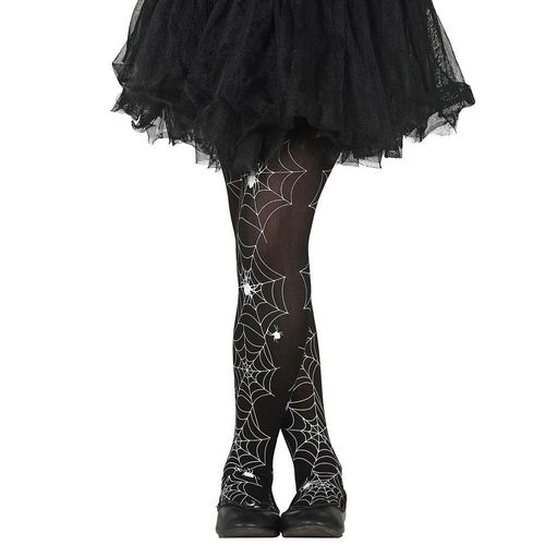 Paire De Collants Toiles D'araignée Fille