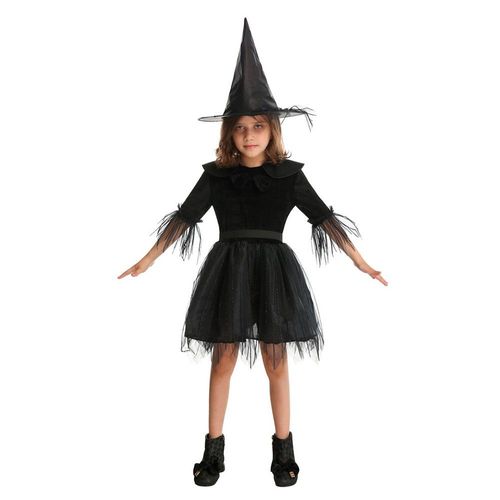 Déguisement Sorcière Noire Fille