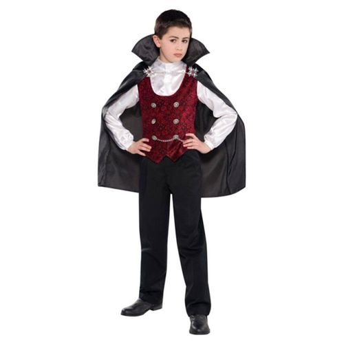 Déguisement De Compte Vampire Pour Enfants Pour Halloween (Taille 12-14a)
