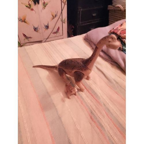 Brachiosaure Et Son Petit Playmobil Beige/Marron