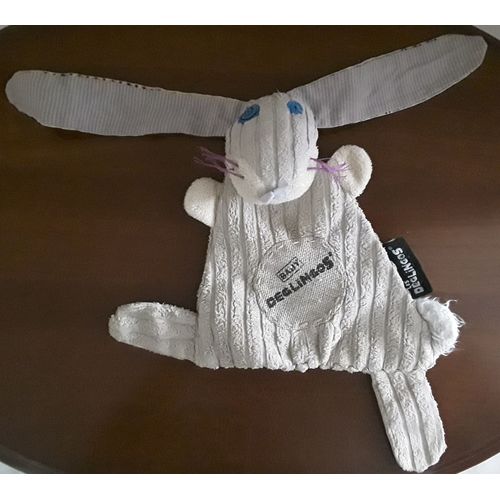 Doudou Lapin Beige Crème Les Deglingos