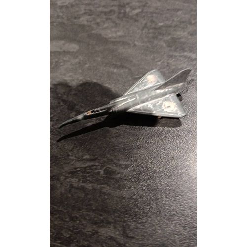 Jouet Avion Chasse Métal Gris