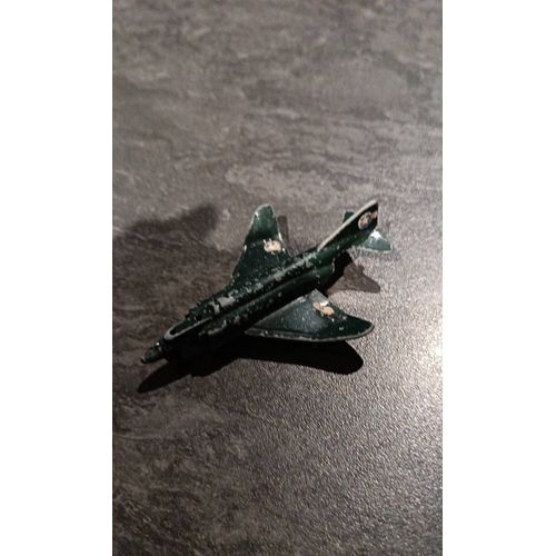 Jouet Avion Chasse Métal Vert
