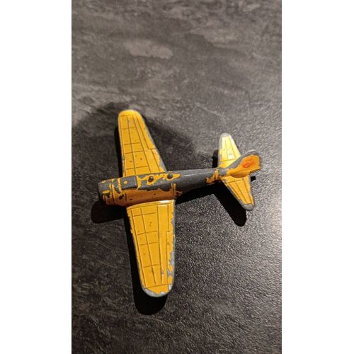 Jouet Avion Métal Jaune