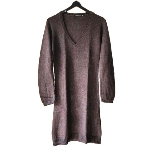 Robe 3 Suisses Taille 38 Marron Mohair Et Acrylique État Neuf