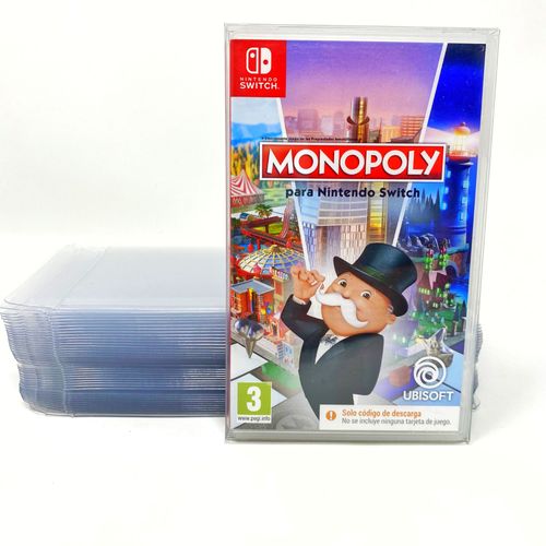 50 Protecteurs De Jeu Nintendo Switch - Transparents 0,35 Mm