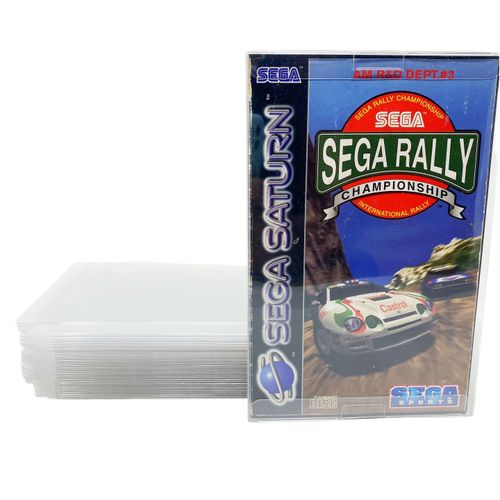 50 Protecteurs Pour Jeux Sega Saturn - Transparent 0,40 Mm