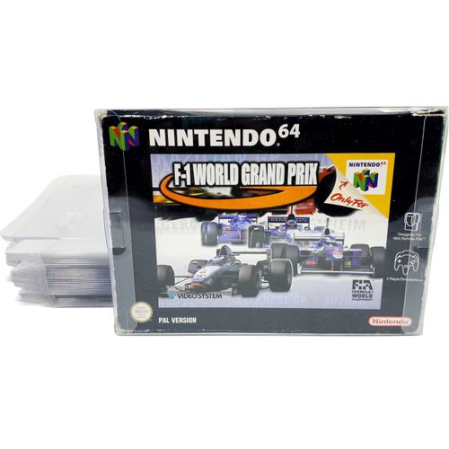 50 Protecteurs De Jeu Pour Boîte Nintendo 64 - Transparents 0,40 Mm