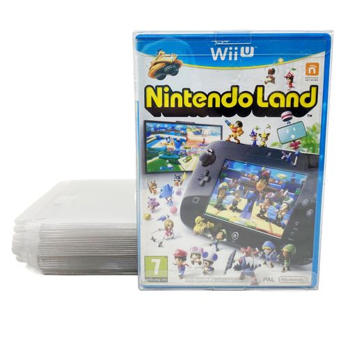 50 Protecteurs De Jeu Nintendo Wii U - Transparents 0,40 Mm