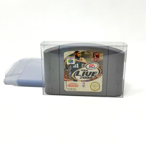 50 Protecteurs De Jeu Pour Cartouches N64 - Transparent 0,35 Mm