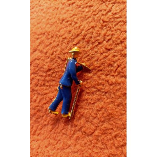 Broche Rétro Mineur De Fond ¿