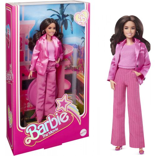 Poupée Barbie Le Film Gloria En Costume Tailleur Pantalon Rose
