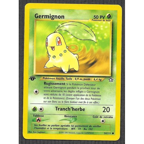 Carte Pokémon Germignon 54/111 [Première Edition 1] - Néo Genesis (Vf)
